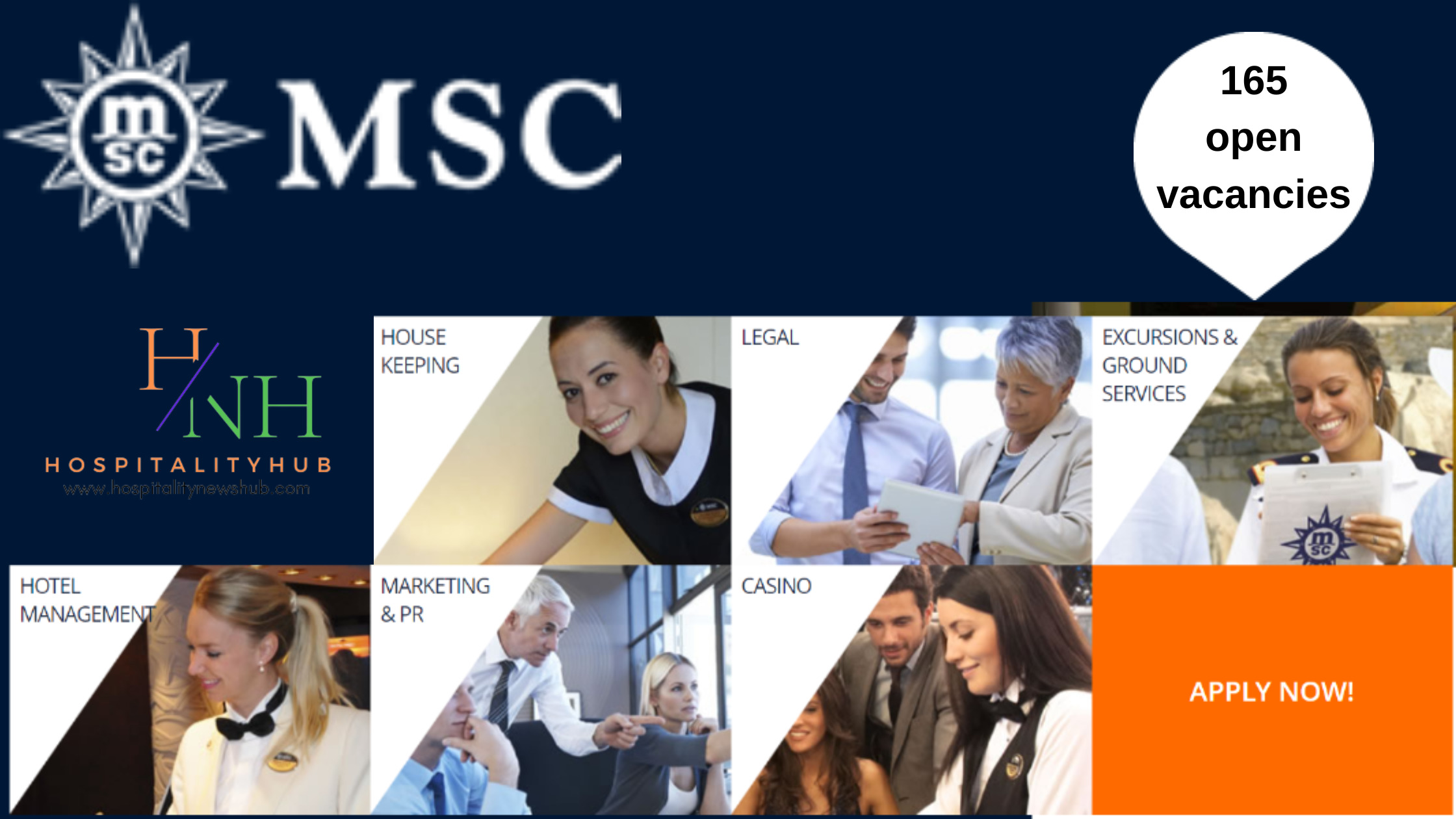 msc cruises employment opportunities