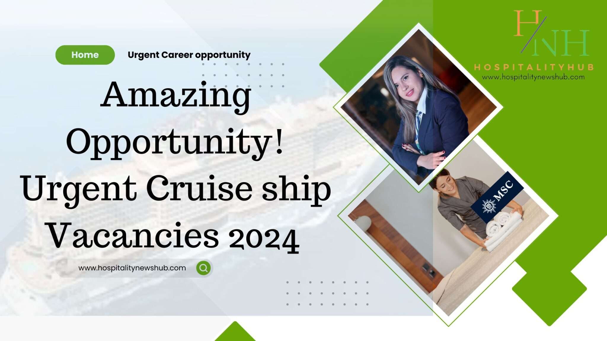 Amazing Opportunities Urgent Cruise Ship Vacancies 2024 Hospitality