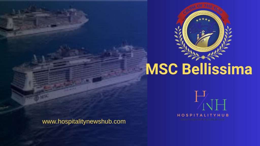 MSC Bellissima cruise ship Award
